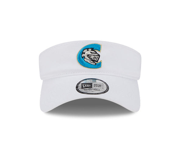 Charlotte Knights New Era White Visor