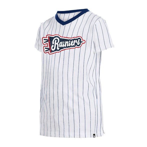 Tacoma Rainiers New Era Youth Pinstripe Tee