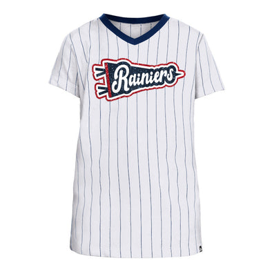 Tacoma Rainiers New Era Youth Pinstripe Tee