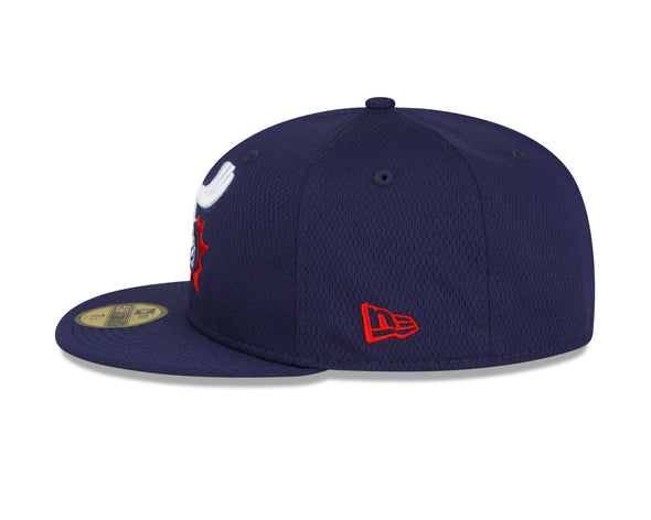 New Era 59Fifty Dashmark Mesh Navy F-Fist On-Field Batting Practice Hat