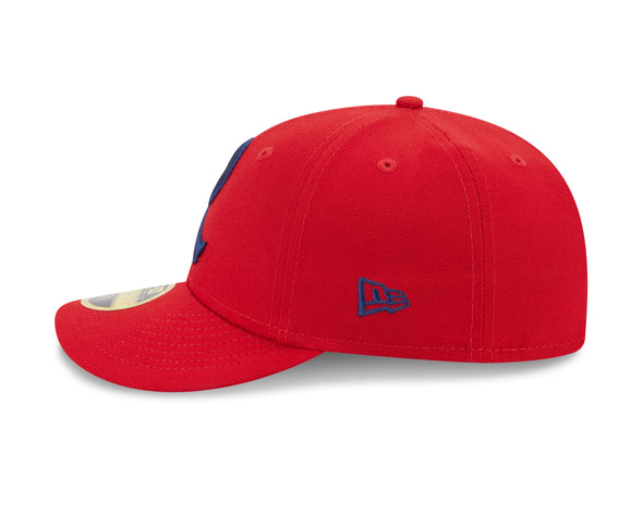 New Era 59Fifty Low Profile Red Feathered 'R' Road On-Field Hat