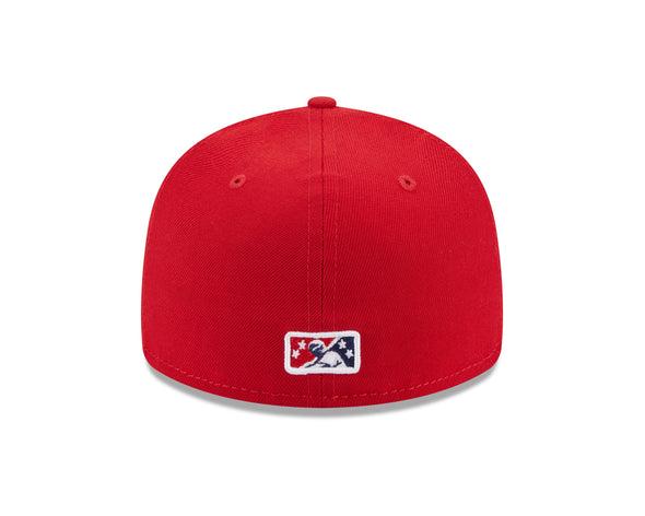 New Era 59Fifty Low Profile Red Feathered 'R' Road On-Field Hat