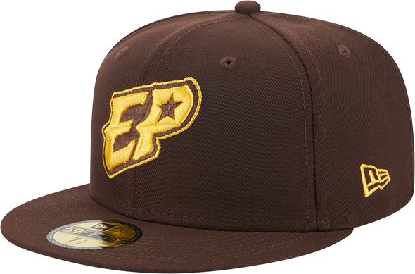 New Era 5950 Official On Field Alternate Brown and Yellow Chihuahuas EP Cap