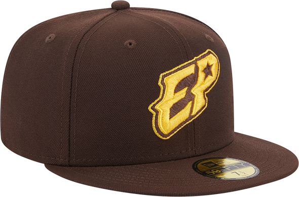 New Era 5950 Official On Field Alternate Brown and Yellow Chihuahuas EP Cap