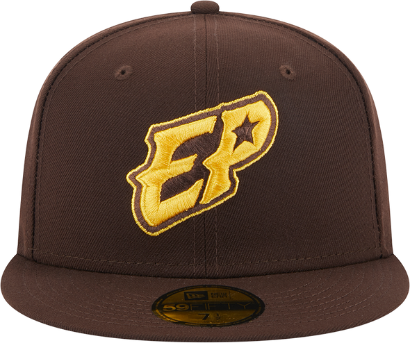 New Era 5950 Official On Field Alternate Brown and Yellow Chihuahuas EP Cap