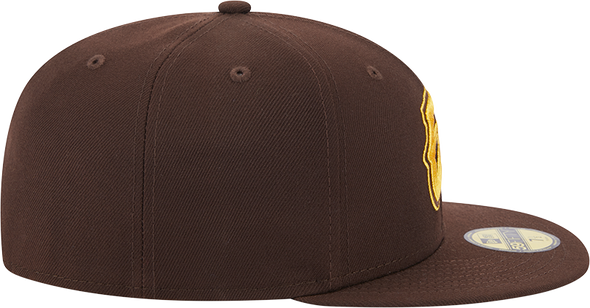 New Era 5950 Official On Field Alternate Brown and Yellow Chihuahuas EP Cap