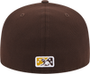 New Era 5950 Official On Field Alternate Brown and Yellow Chihuahuas EP Cap