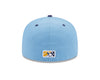 Montgomery Biscuits Official Powder Blue Fitted Hat