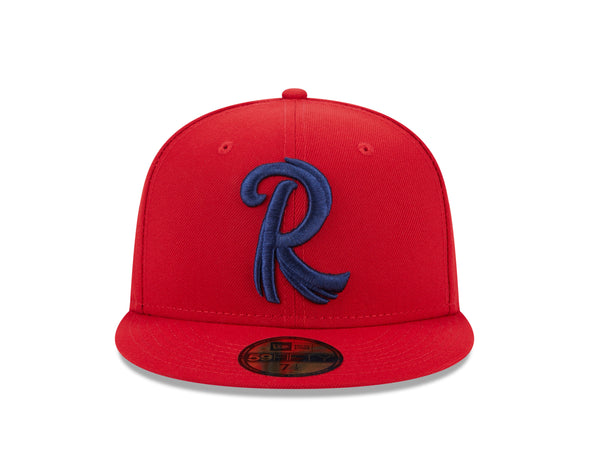 New Era 59Fifty Red Feathered 'R' Road On-Field Fitted Hat