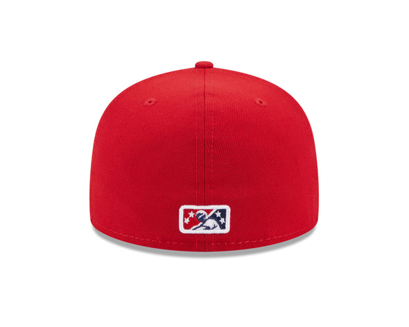 New Era 59Fifty Red Feathered 'R' Road On-Field Fitted Hat