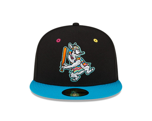 Hickory Crawdads 2023 New Era Llamas de Hickory 59Fifty Fitted Cap