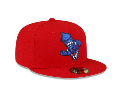 Los Wepas de Worcester Red Wepa Rocket 59FIFTY Hat