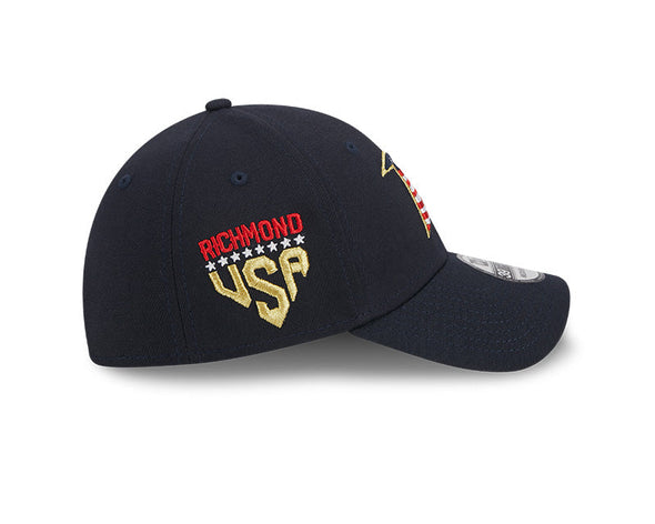 Richmond Flying Squirrels New Era 2023 Stars and Stripes 4th of July 39Thirty Cap