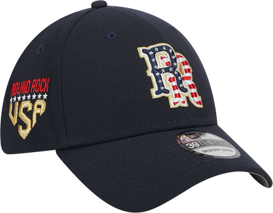 Round Rock Express Stars & Stripes 4th of July 3930 Flex Fit Cap