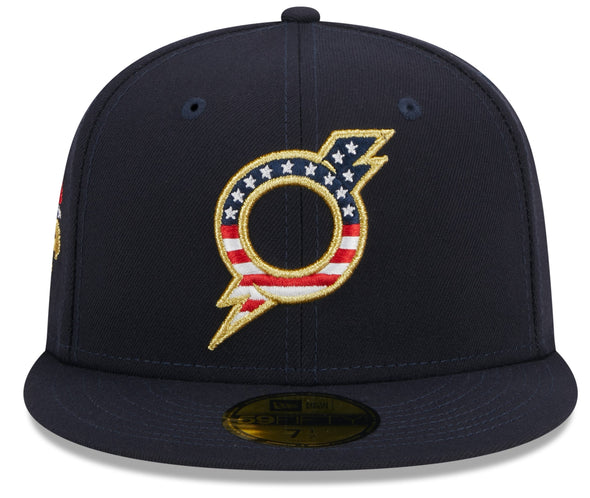 Omaha Storm Chasers New Era 5950 2023 Stars and Stripes Cap
