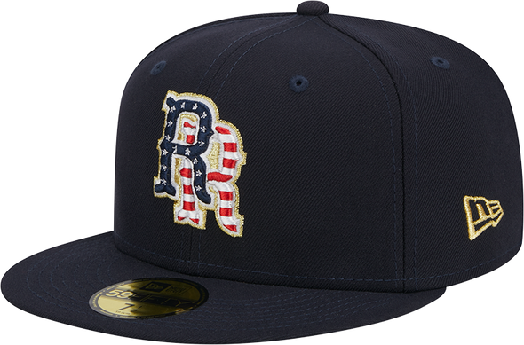 Round Rock Express Stars and Stripes 4th of July 5950 Fitted Cap