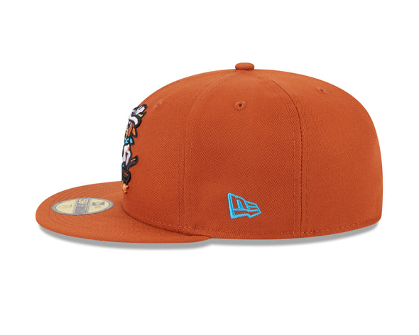 Amarillo Sod Poodles Calf Fries Skillet NE 59FIFTY Fitted Cap