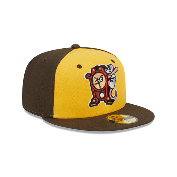 Hickory Crawdads New Era Hickory Dickory Docks 59Fifty Fitted Cap