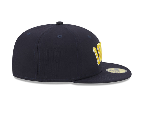 Men's Iowa Oaks Official On-Field 5950 Cap, Navy/Gold