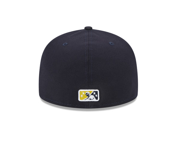 Men's Iowa Oaks Official On-Field 5950 Cap, Navy/Gold