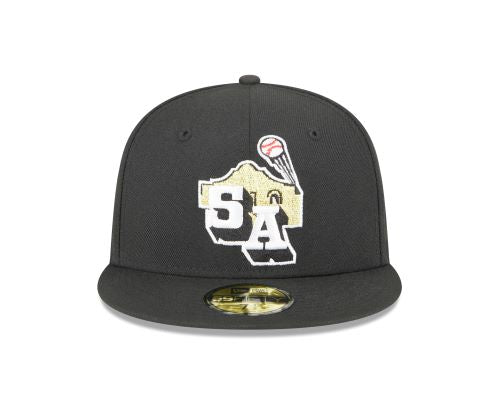 San Antonio Missions Theme Night Vintage Alamo SA Home 5950 Fitted Cap