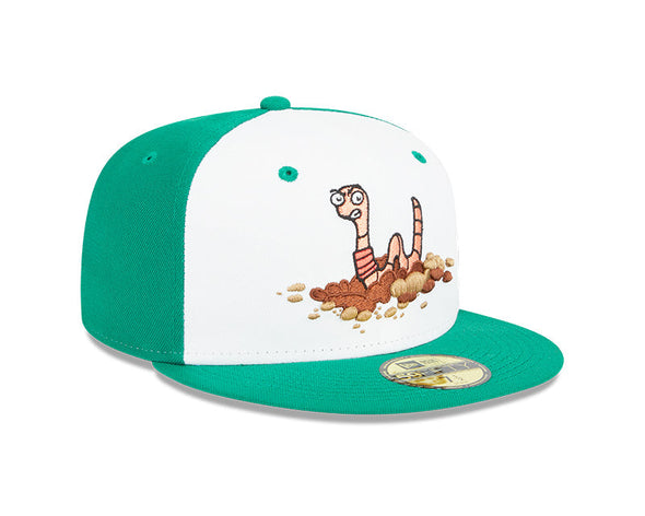 Green/White Wicked Worms 59FIFTY