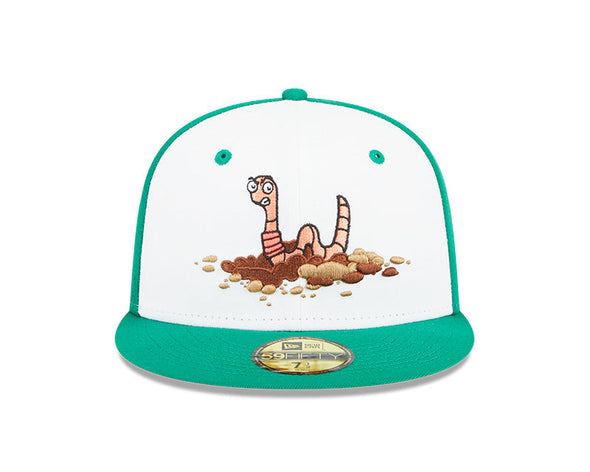 Green/White Wicked Worms 59FIFTY