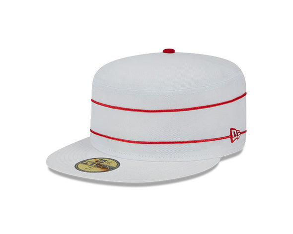 White Ruby Legs Pillbox 5950 Hat