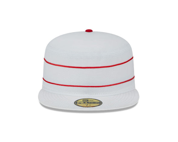 White Ruby Legs Pillbox 5950 Hat