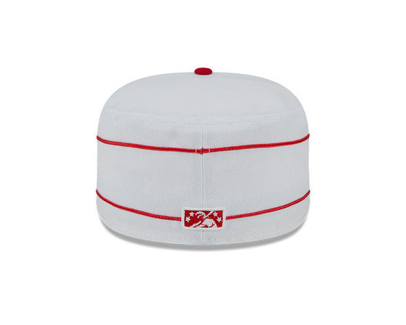 Worcester Ruby Legs White Pillbox 5950 Hat