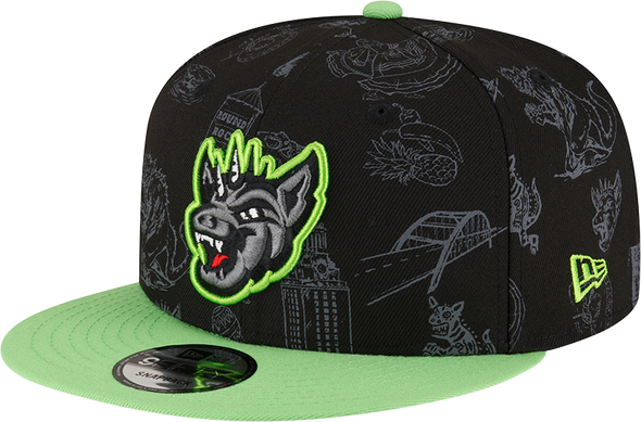 Round Rock Express New Era Custom "Chupacabra Etch" 5950