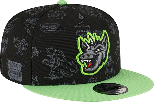 Round Rock Express New Era Custom "Chupacabra Etch" 5950