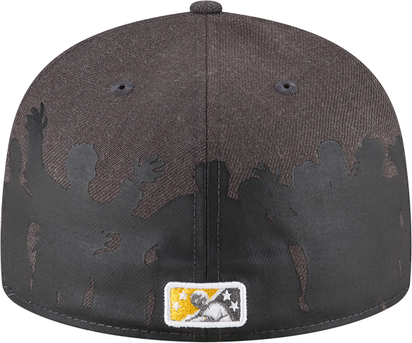 Round Rock Express New Era Armadillo's 5 Year Anniversary Zombie Horde Custom 5950