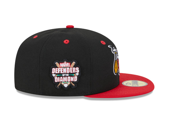 Erie SeaWolves NEC Marvel DOD Black 59FIFTY