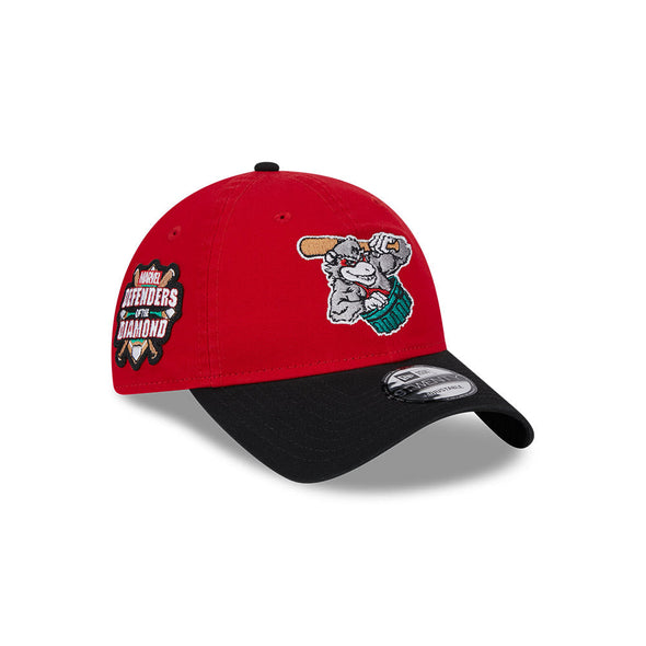 Arkansas Travelers New Era 9TWENTY Marvel's Defenders of the Diamond 2024 Cap