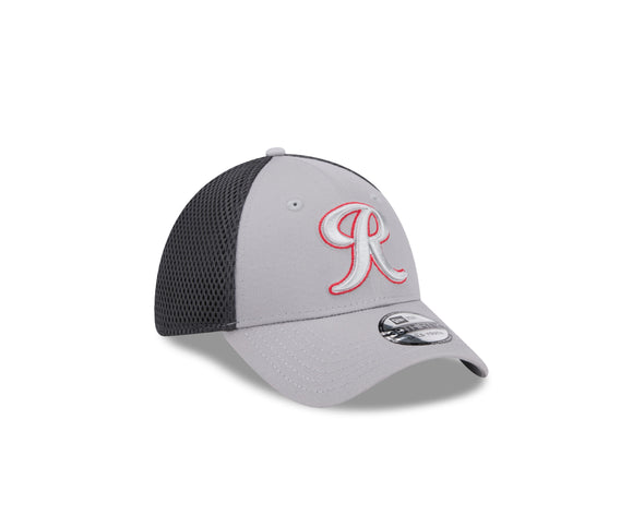 Tacoma Rainiers New Era Kids 39Thirty Graphite Gray Neo Cap