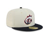 Columbus Clippers New Era Two Tone White Fitted Hat