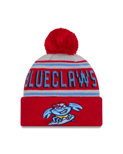 Jersey Shore BlueClaws New Era Youth Knit Cap