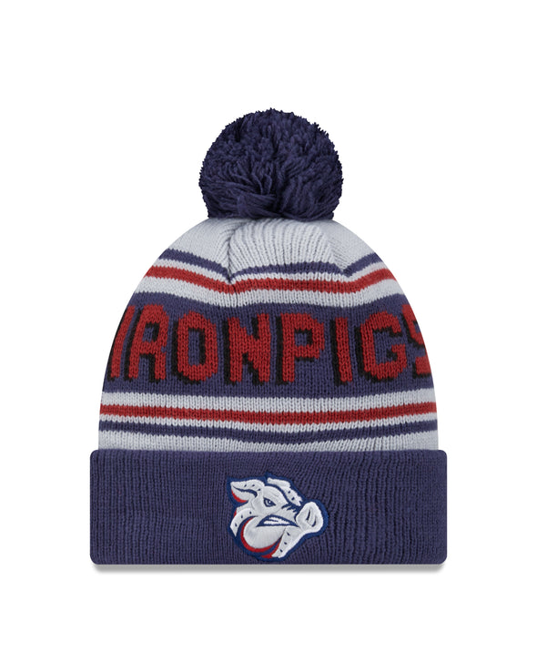 Lehigh Valley IronPigs New Era Knit Pom Pom Hat