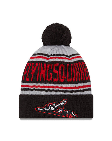 Richmond Flying Squirrels New Era Pom Knit Cap