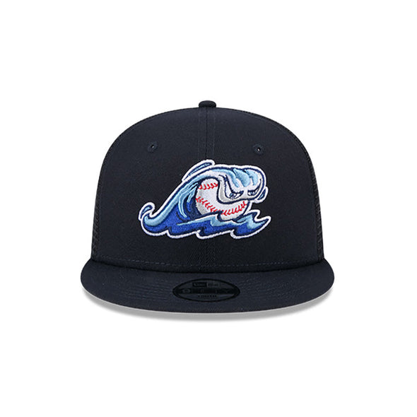 West Michigan Whitecaps New Era Youth 9Fifty Evergreen Trucker Cap