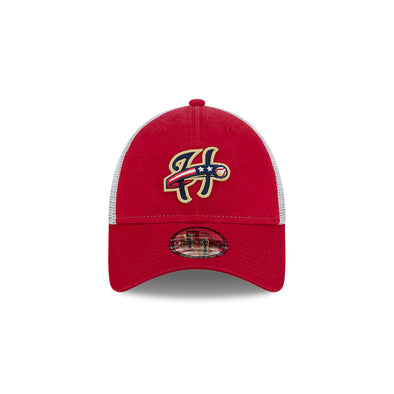 Harrisburg Senators New Era Red Trucker Cap