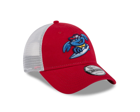 Jersey Shore BlueClaws New Era 940 Surfing Crab Trucker Cap