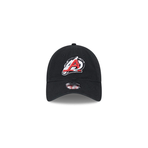 Arkansas Travelers New Era 9TWENTY Evergreen Black Jr Cap