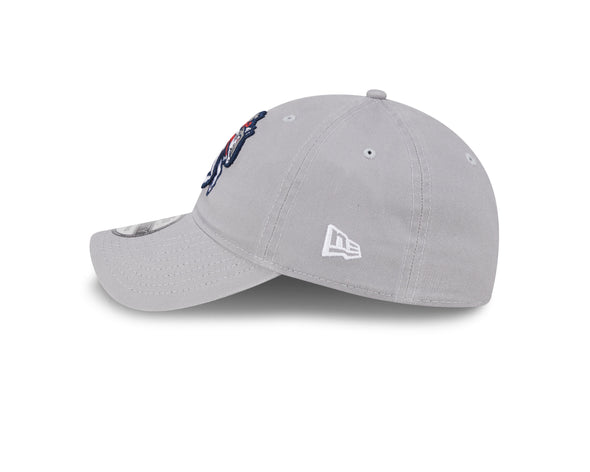 BRP NEW!  9TWENTY NEW ERA GRAY ON GRAY HAT W/CAROUSEL HORSE LOGO