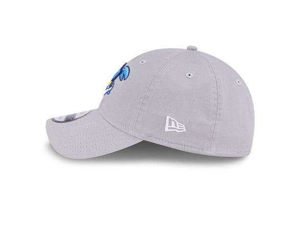 Jersey Shore BlueClaws New Era Gray Adjustable Surfing Crab Cap