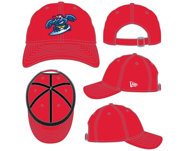 Jersey Shore BlueClaws New Era 9Twenty Glitter Surfing Crab Adjustable Cap