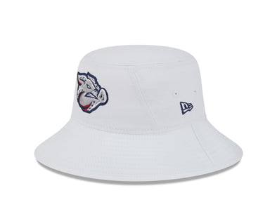 Lehigh Valley IronPigs White NE Bucket Hat