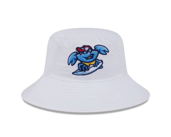 Jersey Shore BlueClaws New Era Bucket Hat White