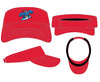 Jersey Shore BlueClaws New Era Red Visor